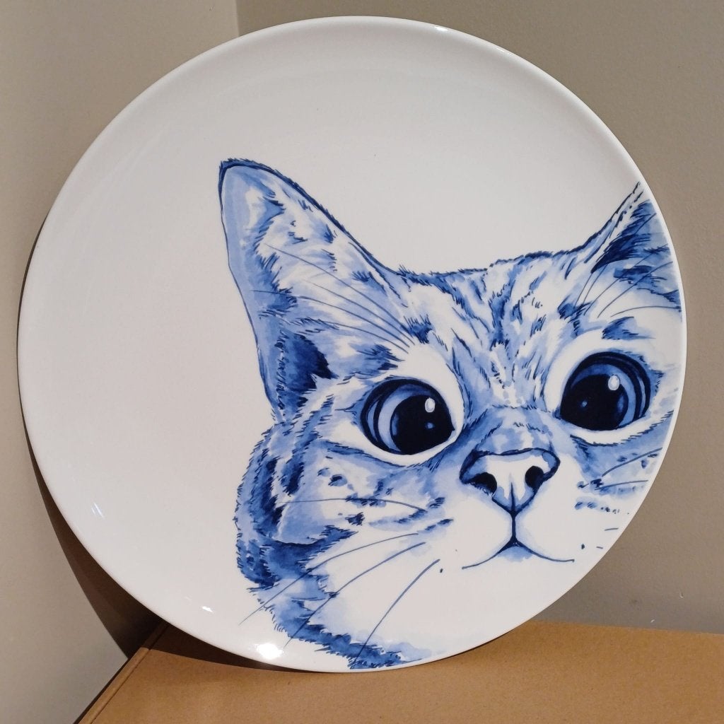 Wandbord Poes, Ophalen of Verzenden, Nieuw