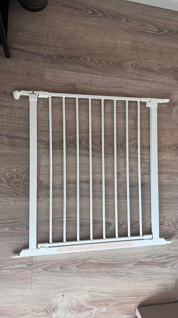 Babydan flex traphekje deur met defect, Kinderen en Baby's, Traphekjes, Ophalen, Gebruikt, Metaal of IJzer, Minder dan 100 cm