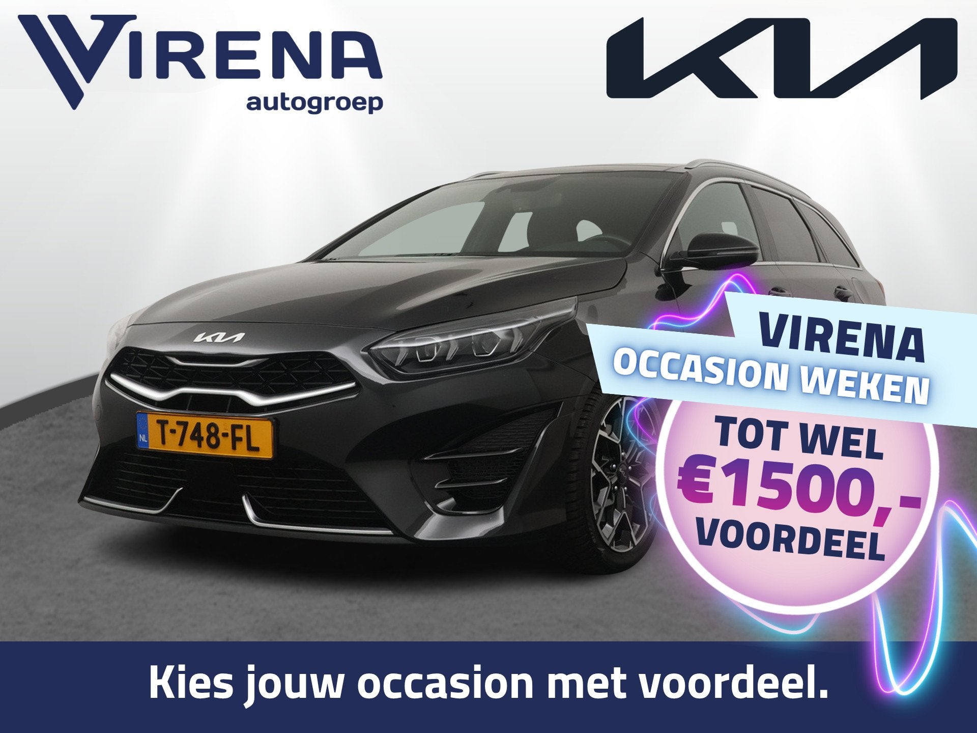 Kia Ceed Sportswagon Automaat 1.5 T-GDi GT-Line Automaat - A, Auto's, Adaptive Cruise Control, Gebruikt, 4 cilinders, Met garantie (alle)