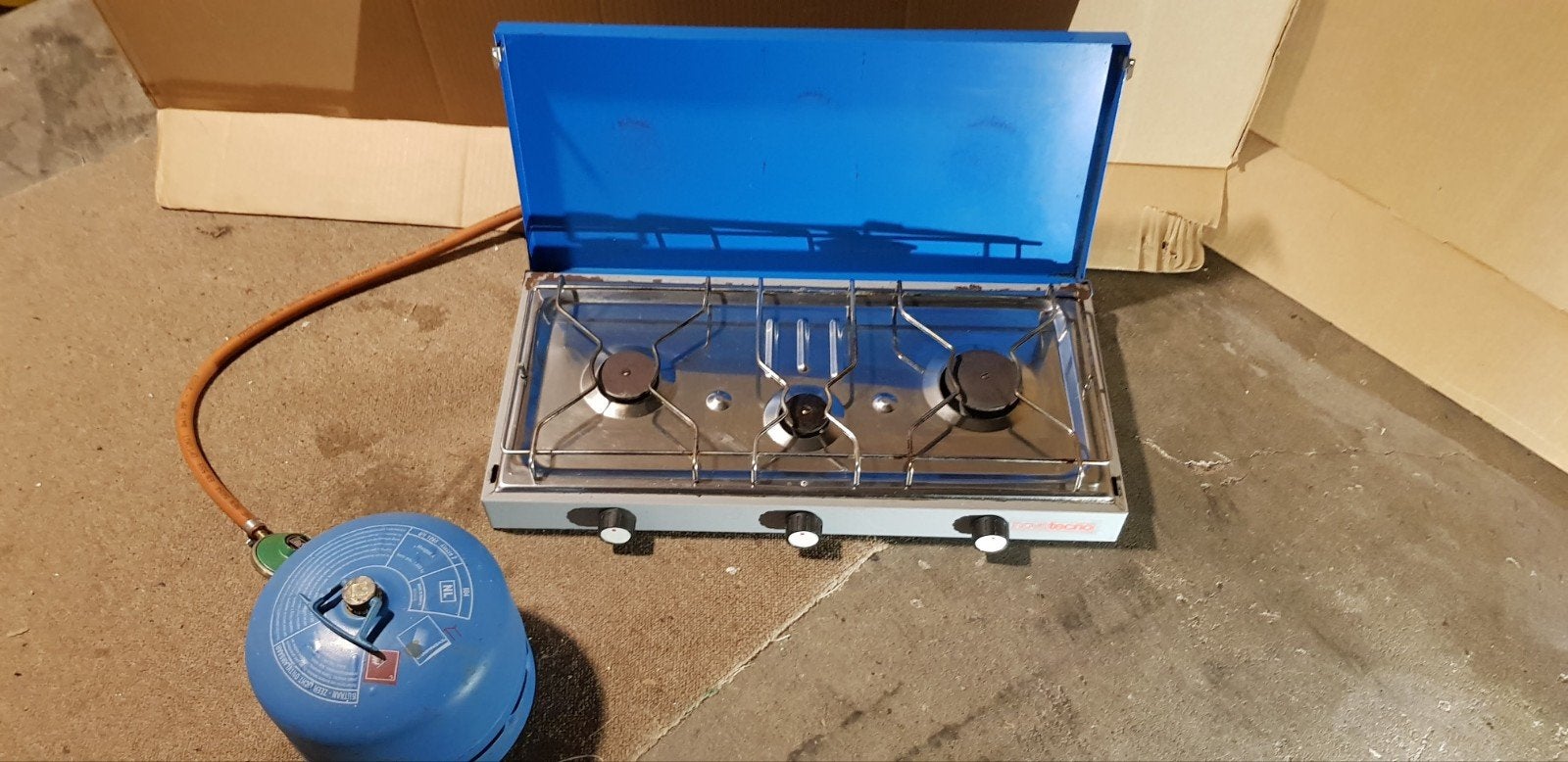 Drie pits Kooktoestel (Nova tecno), Ophalen