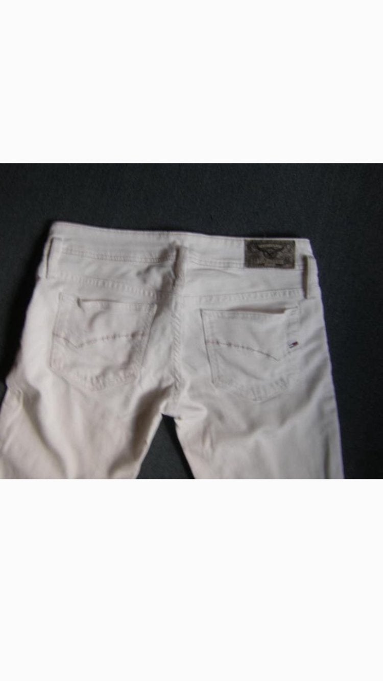 Broek Tommy Hilfiger, Wit, Ophalen of Verzenden, Zo goed als nieuw, W28 - W29 (confectie 36)