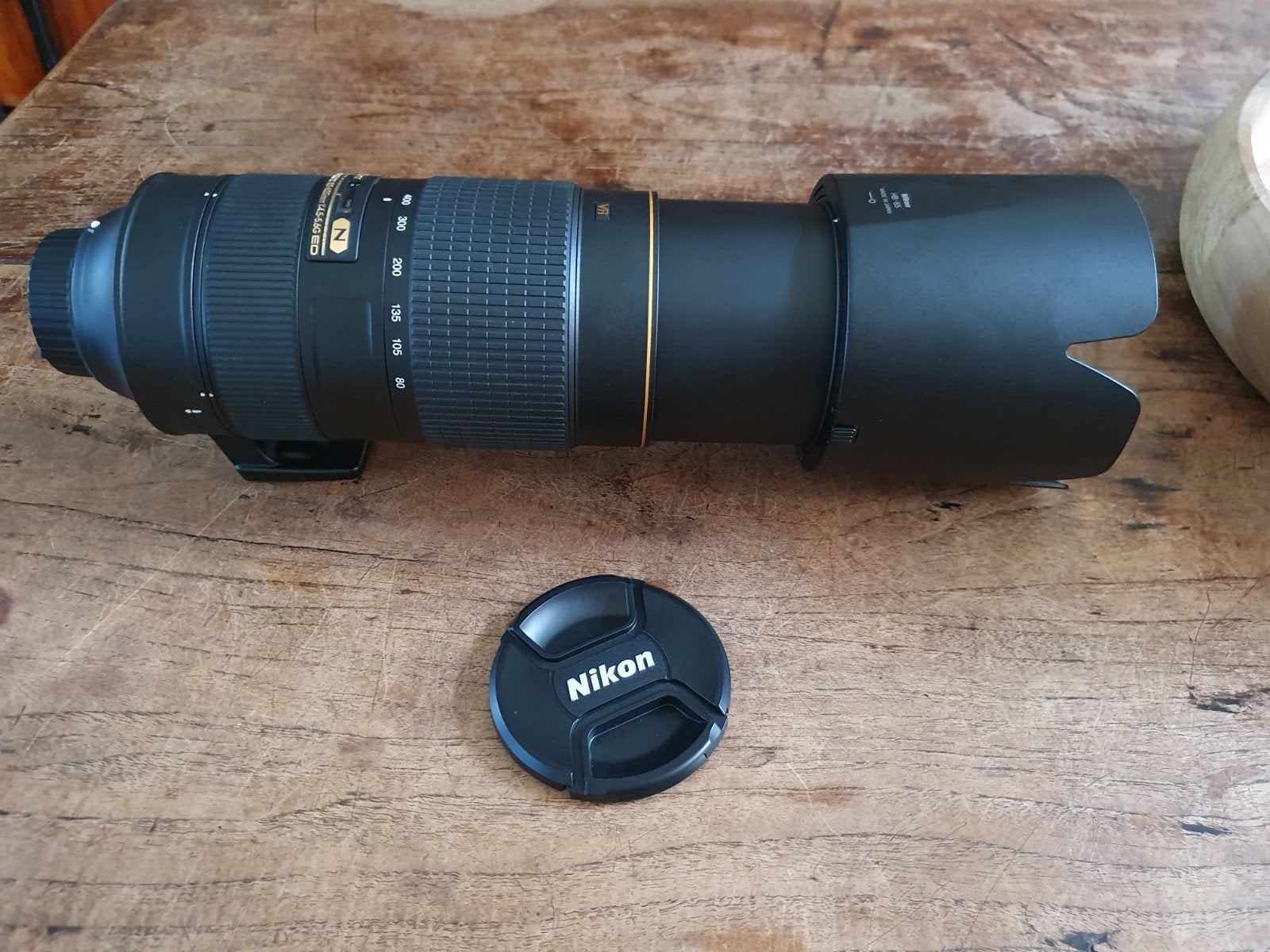 Nikon AF-S 80-400mm f/4.5-5.6G ED VR Telelens, Statiefgondel, Nikon, Zo goed als nieuw, Nikon F-mount