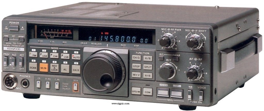 KENWOOD TS-711 E   VHF  all mode [ RUIL OF INRUIL KAN ], Telecommunicatie, Ophalen, Gebruikt, Zender en Ontvanger