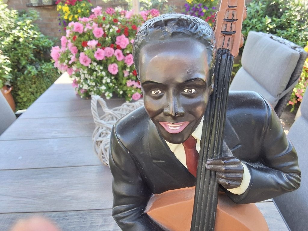 Beeld Jacky Samson Bassist   58cm hoog, Ophalen of Verzenden, Gebruikt, Mens