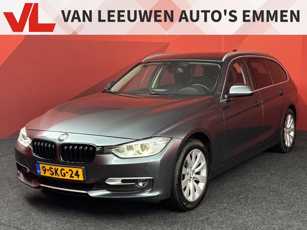 BMW 3 Serie Touring 318d High Executive, Auto's, Achterwielaandrijving, Gebruikt, Zwart, Leder