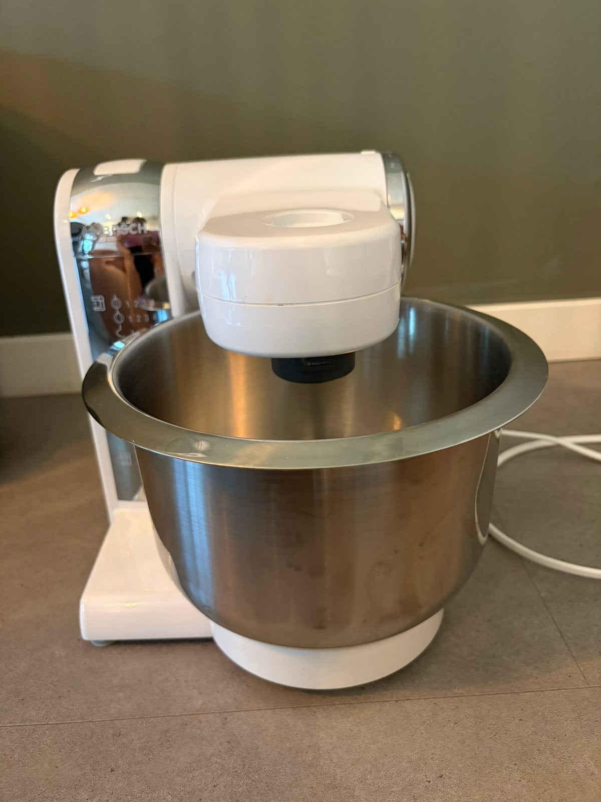 Bosch keukenmachine, 4 liter of meer, Ophalen of Verzenden, Zo goed als nieuw, 3 snelheden of meer