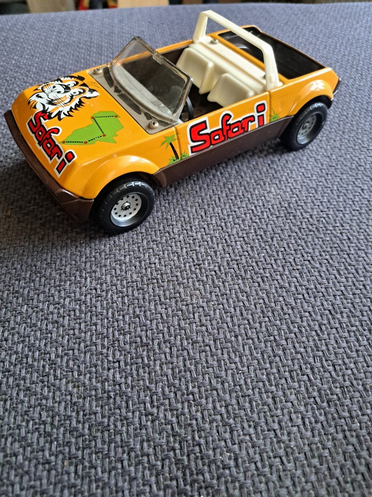 Joustra vintage blikken safari auto, Ophalen of Verzenden