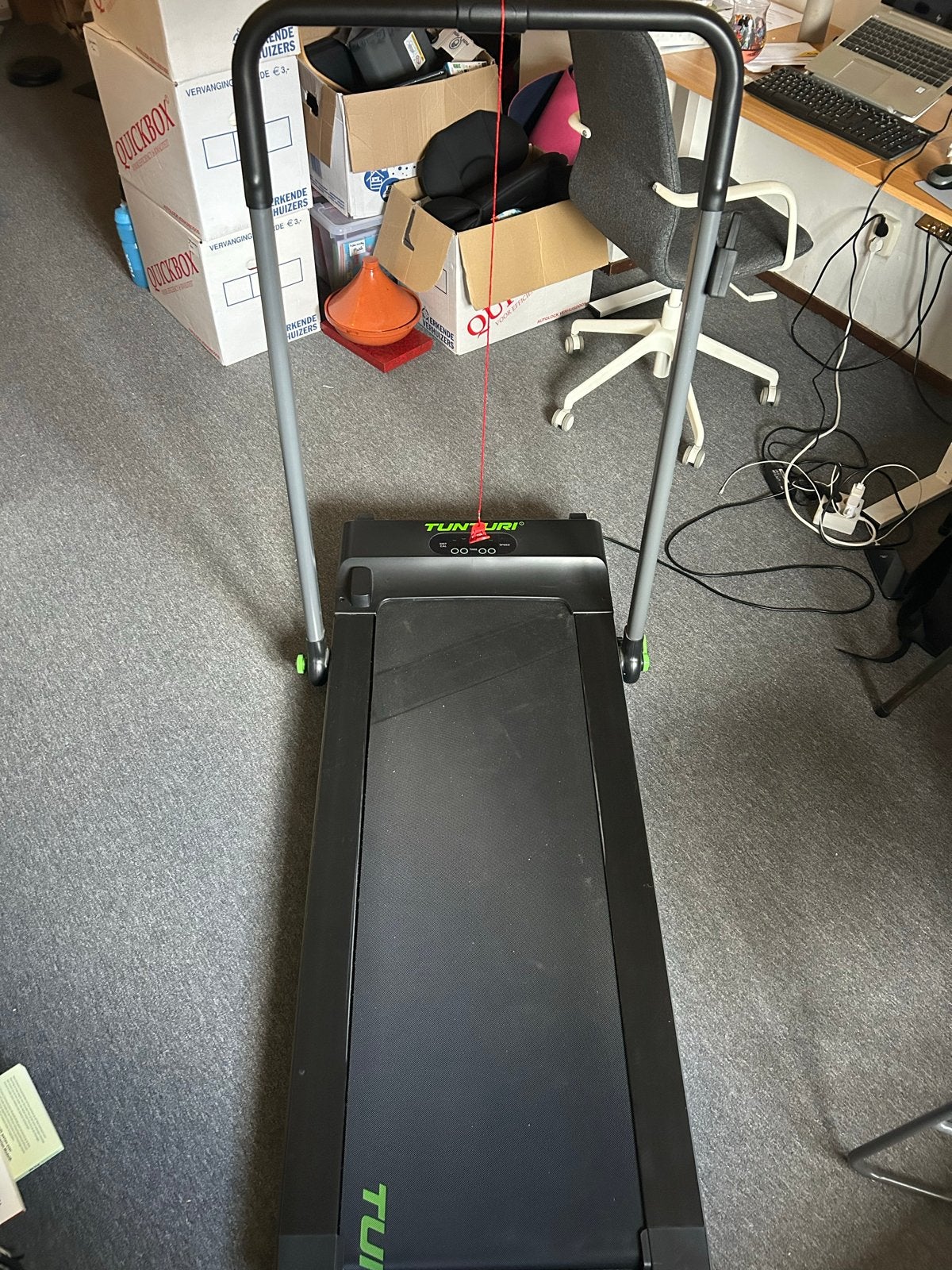 Tunturi Cardio Fit T10 Loopband, Ophalen, Gebruikt, Metaal, Loopband