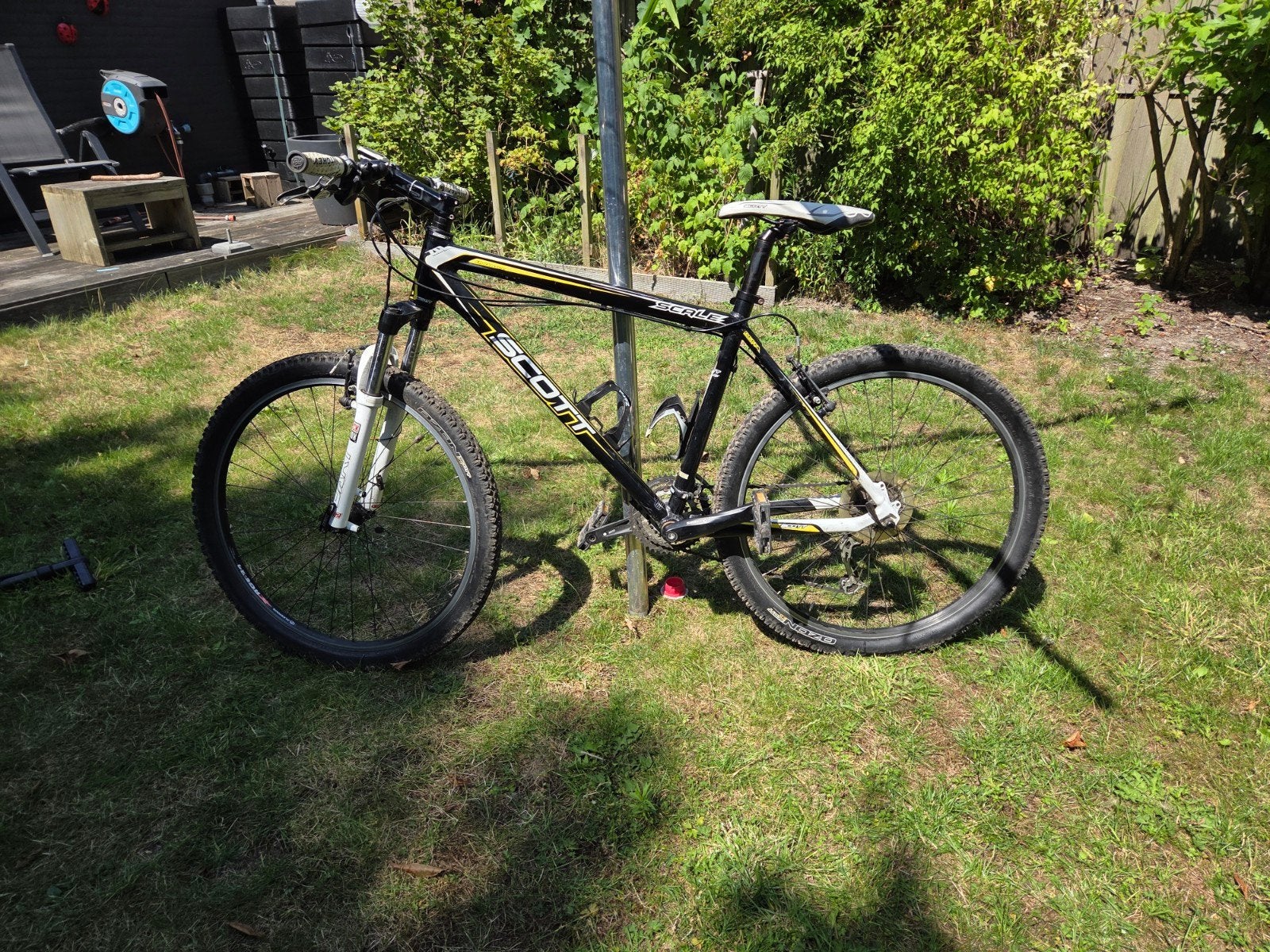 Scott Scale Mountainbike - Zwart/Geel, Fietsen en Brommers, Gebruikt, Hardtail, Heren, Schijfrem