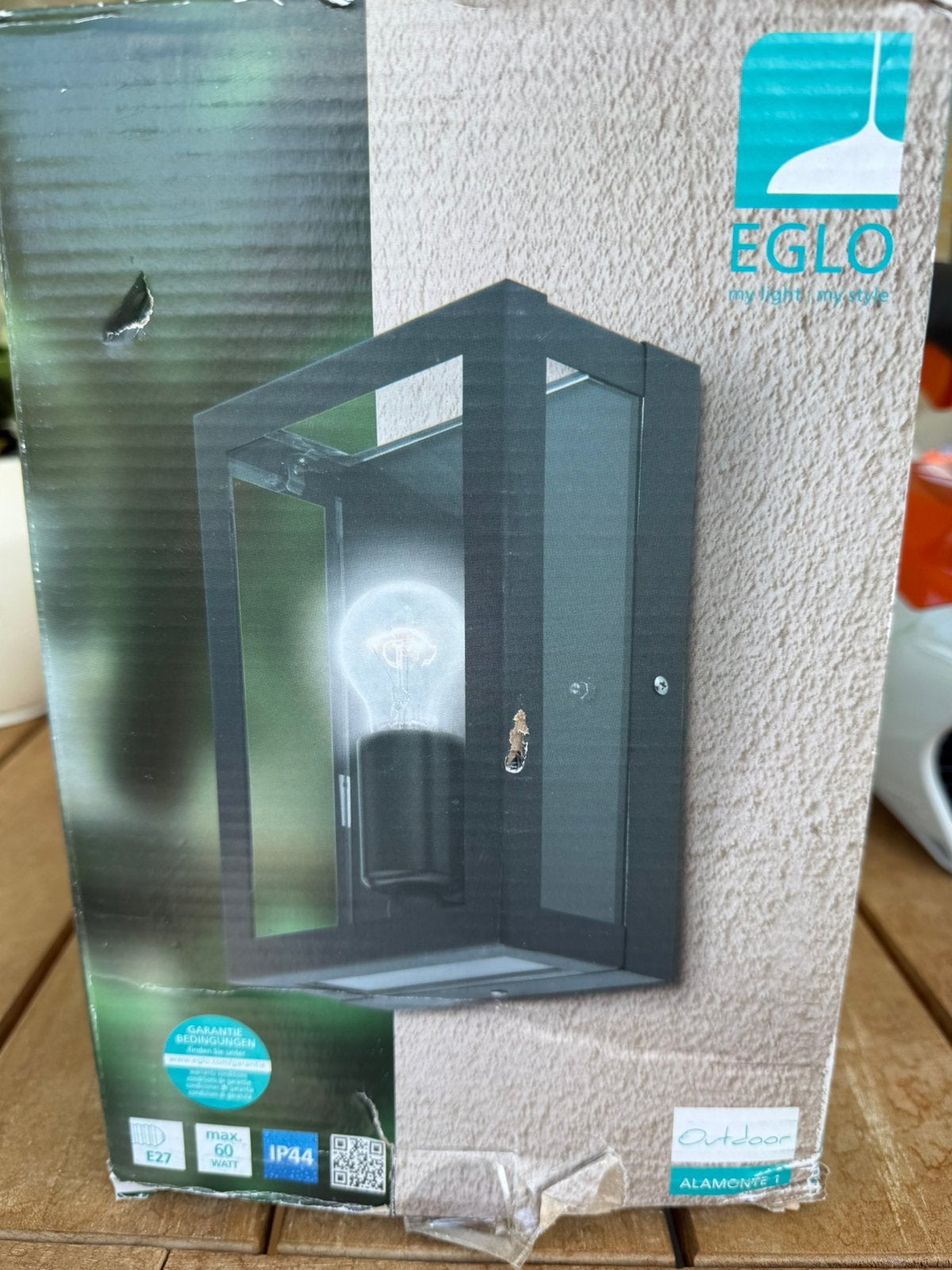 Buitenlamp voor aan de muur zwart, Tuin en Terras, Ophalen, Minder dan 50 watt, Wandlamp, Netvoeding