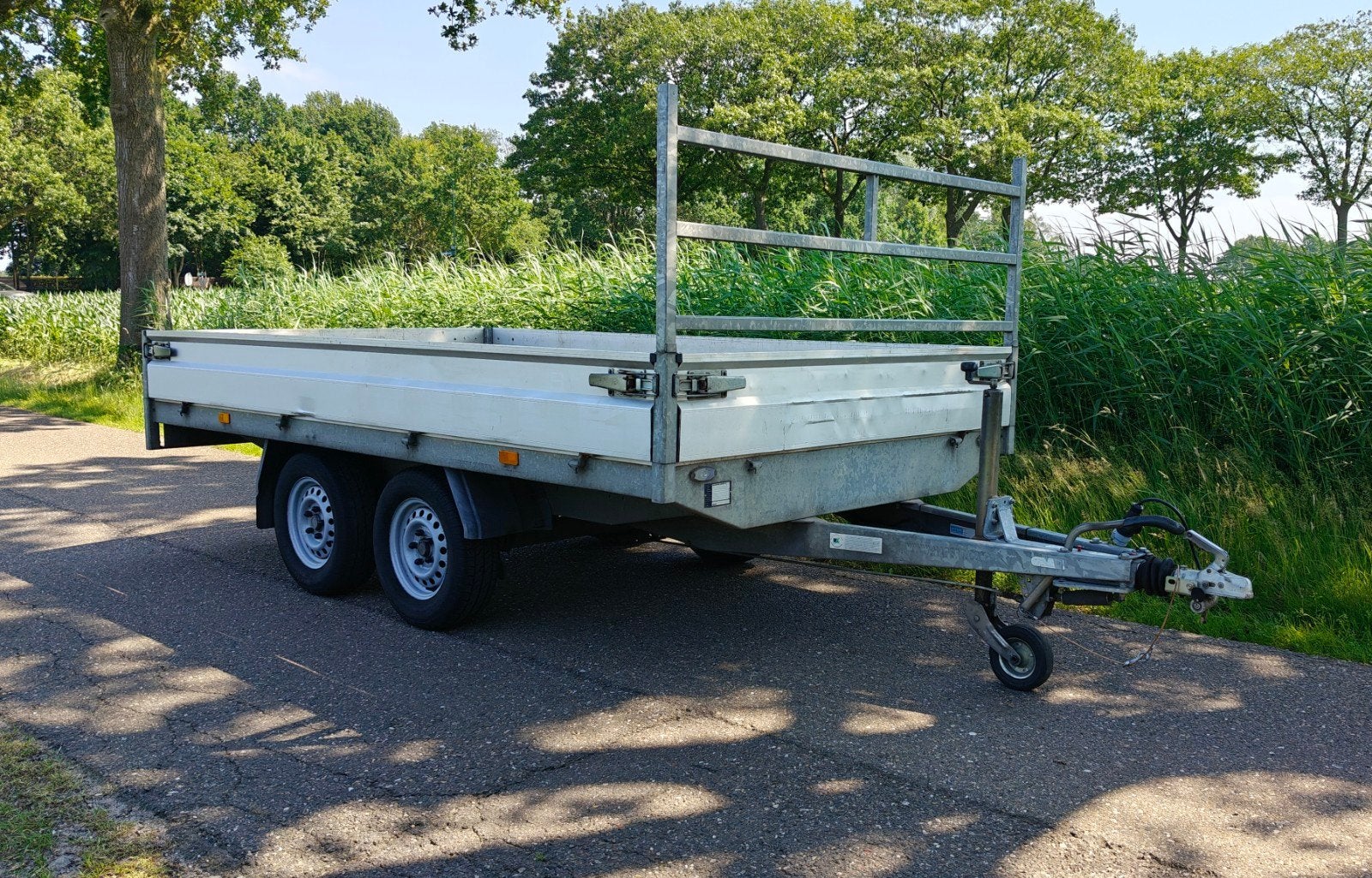 Hapert plateauwagen aanhanger 180x330 2000kg nieuwe bodem, Ophalen, Gebruikt, ., Hapert