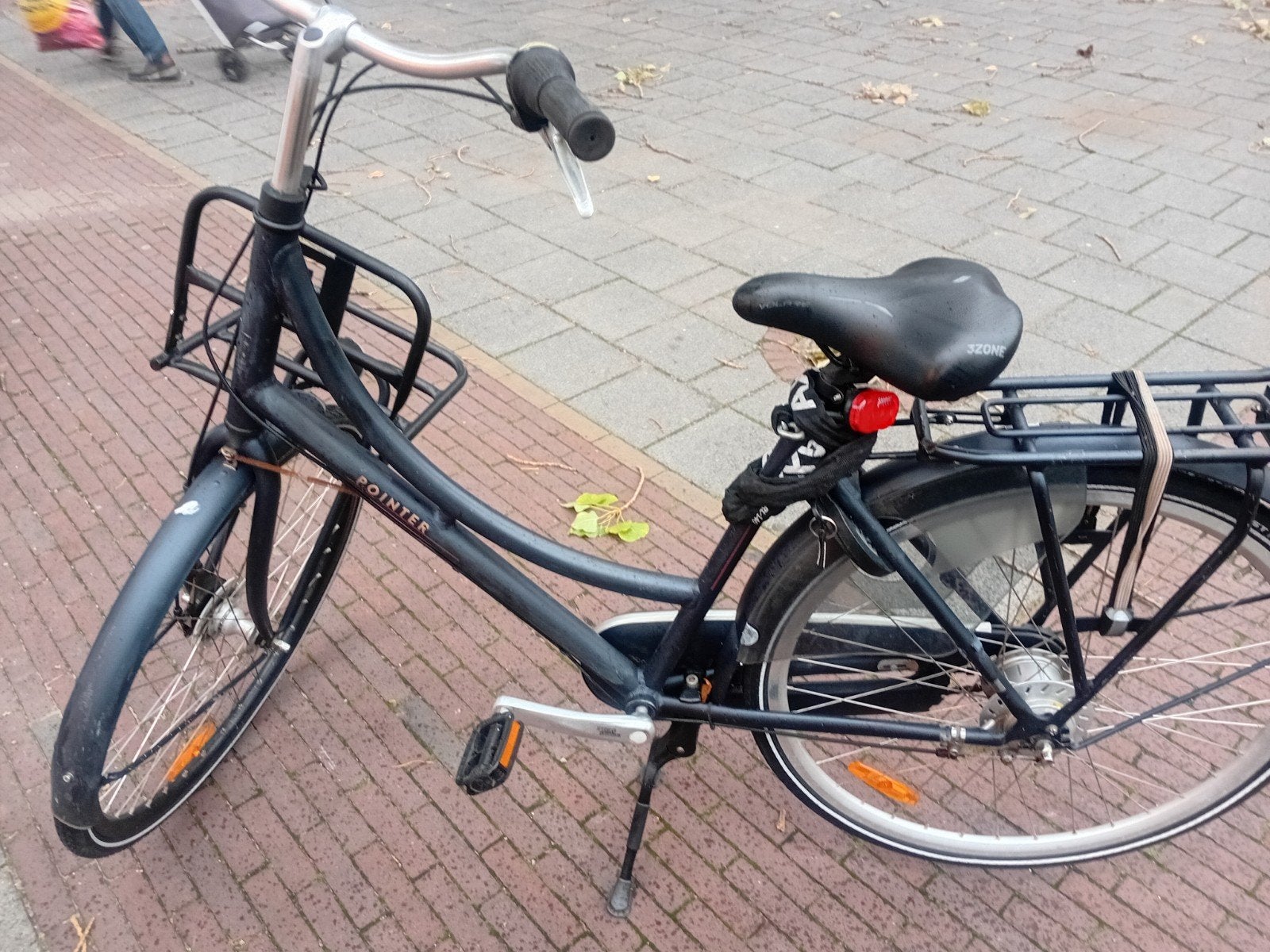 Pointer Transportfiets Zwart 26 inch met goed slot, Terugtraprem, Gebruikt, Minder dan 47 cm, Ophalen