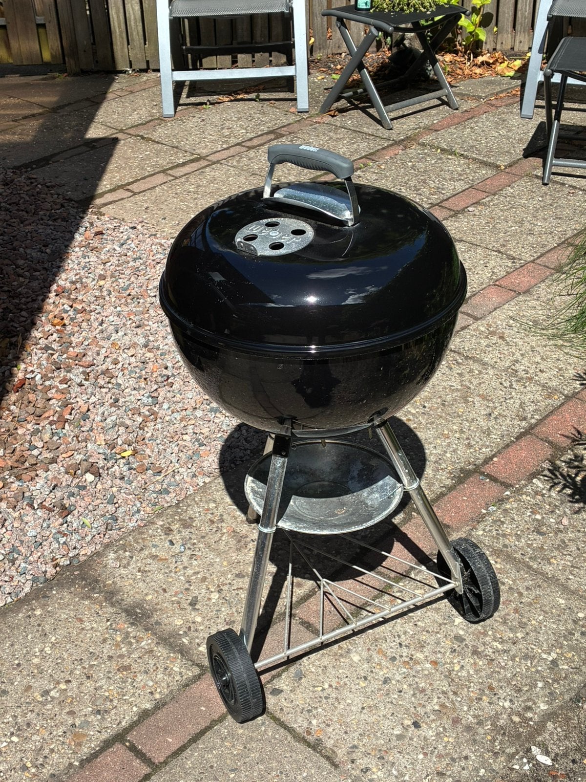 Weber Bar-B-Kettle houtskool bbq, Ophalen, Gebruikt