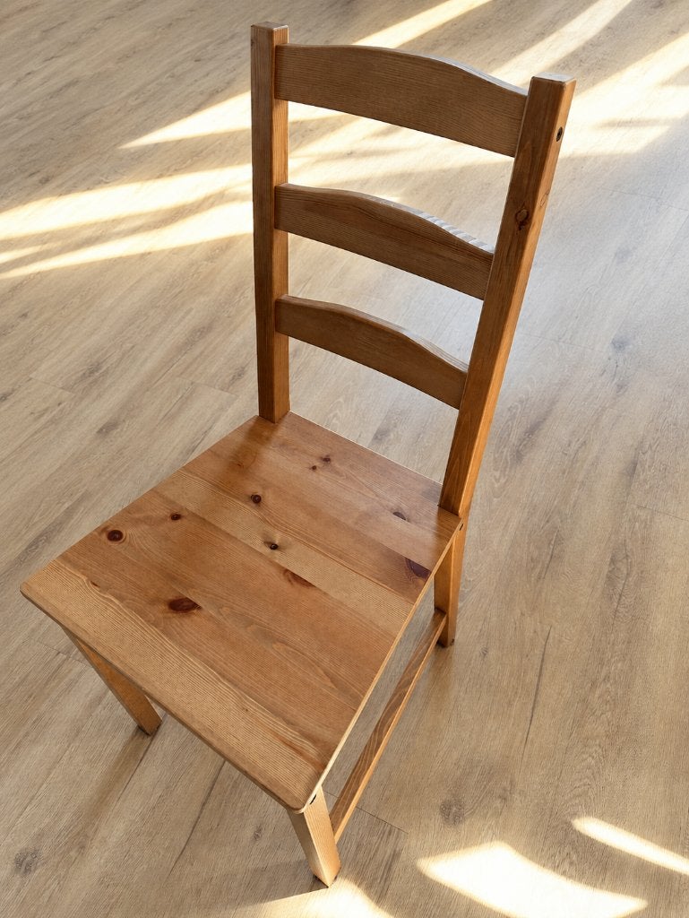 IKEA Jokkmokk Dining Table + 4 Chairs, Ophalen, 100 tot 150 cm, 50 tot 100 cm, Zo goed als nieuw