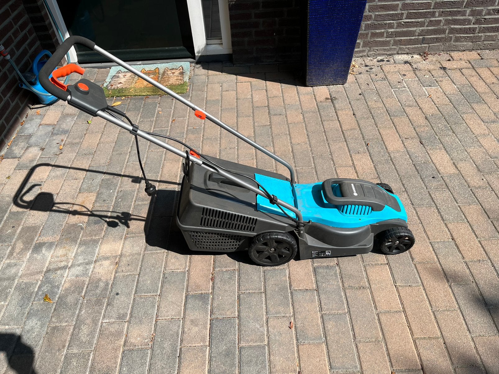 Gardena grasmaaier electrisch, Tuin en Terras, Ophalen, Zo goed als nieuw