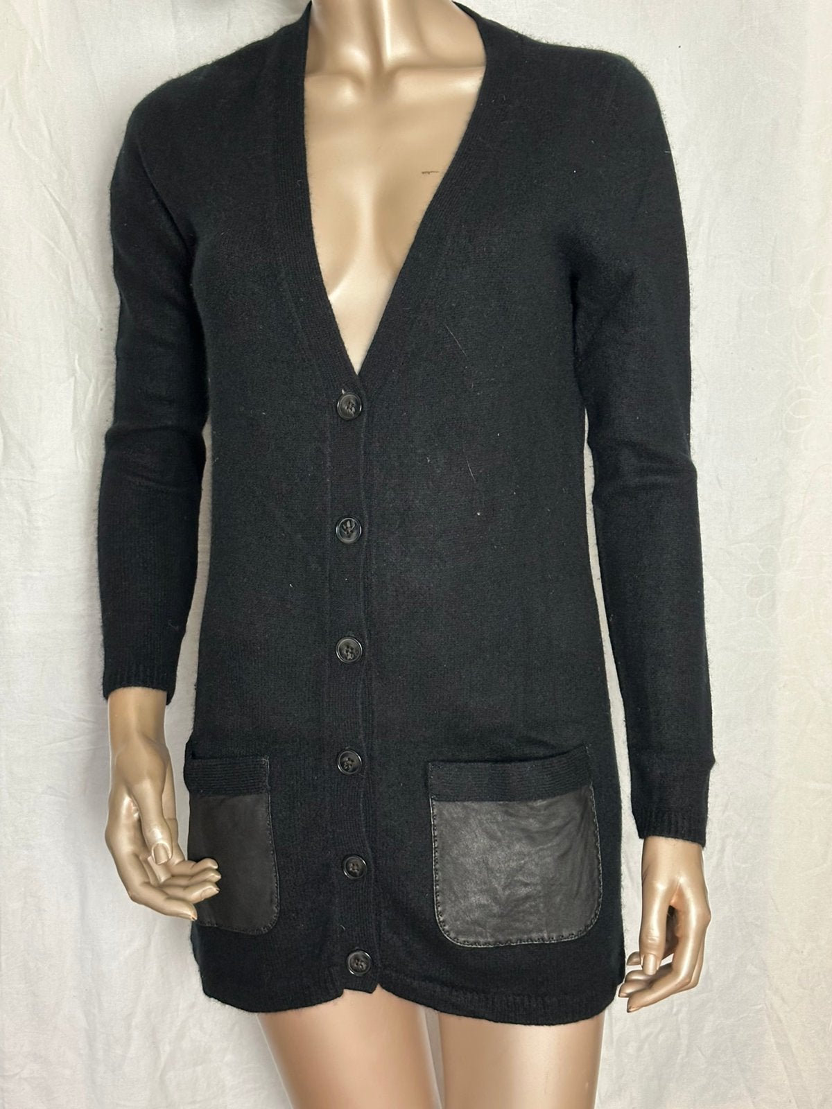 Gerard Darel verst maat 38 Cashmere Leer, Verzenden, Zo goed als nieuw, Maat 38/40 (M), Zwart