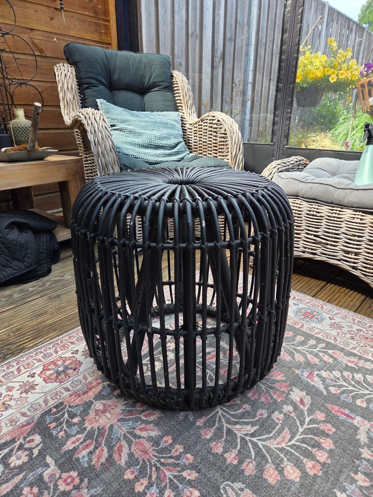 Te koop: Tafeltje/Krukje, Huis en Inrichting, Ophalen, Rond, 50 tot 75 cm, 50 tot 75 cm