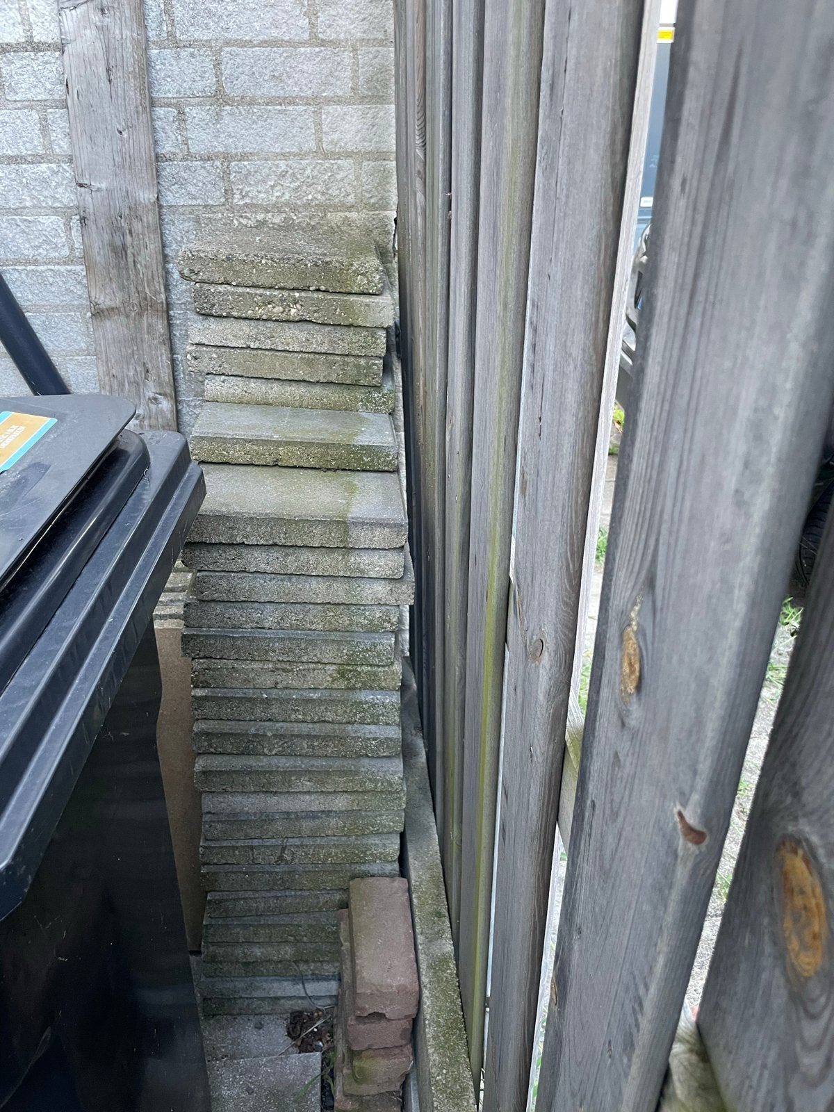 Stoeptegels 47 stk, Tuin en Terras, Tegels en Klinkers, Ophalen, Gebruikt, Minder dan 5 m², Beton