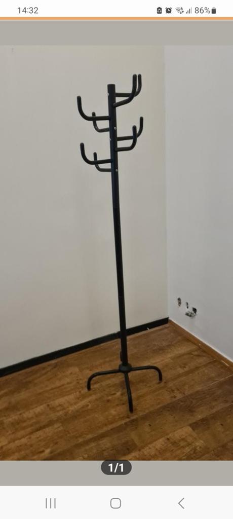 Klassieke losstaande houten kapstok, Ophalen of Verzenden, Zo goed als nieuw, Staande kapstok, 150 tot 200 cm