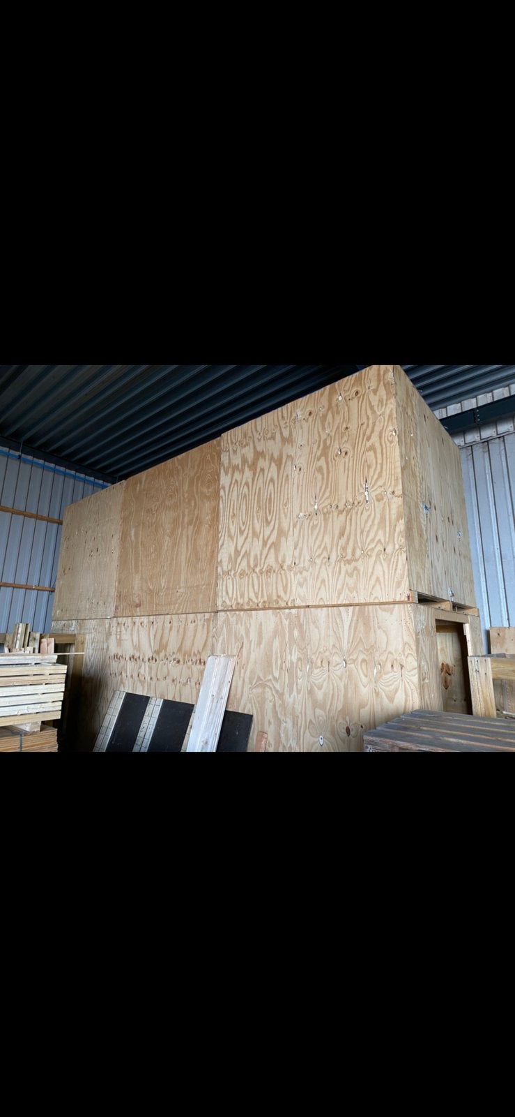 Grote houten opslagkisten, Ophalen, 200 cm of meer, 125 cm of meer