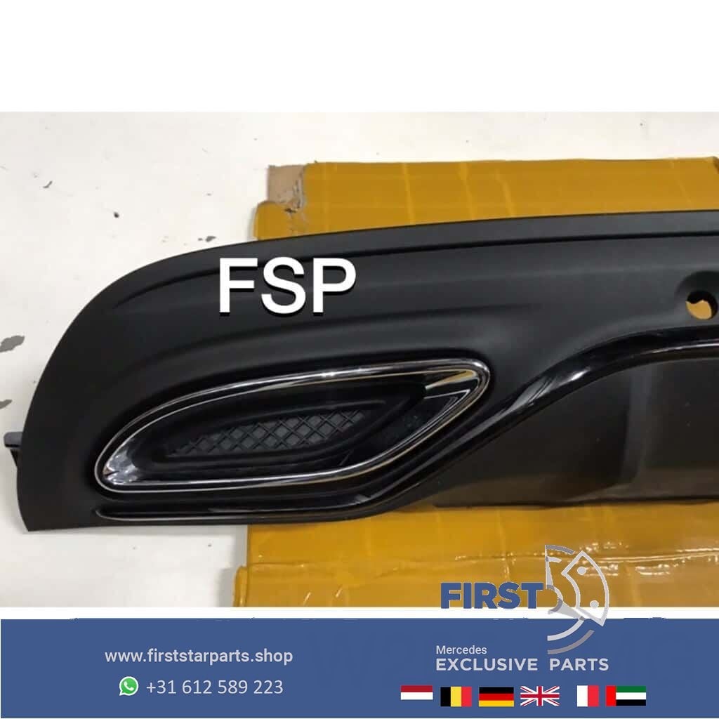 W205 S205 AMG Diffuser + uitlaat sierstukken Mercedes C Klas, Gebruikt, -, Ophalen of Verzenden, -