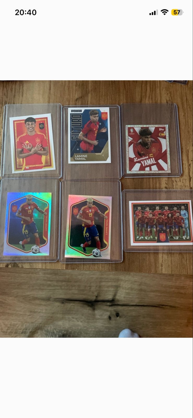 Lamine Yamal Voetbal Kaarten Collectie - Spanje, Verzamelen, Ophalen of Verzenden, Zo goed als nieuw, Buitenlandse clubs, Spelerskaart