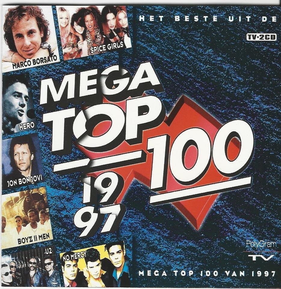 Mega Top 100 1997 oa.Bon Jovi,Earring,U2,Verve =2cd= 2x 0,99, Ophalen of Verzenden, Zo goed als nieuw, Pop