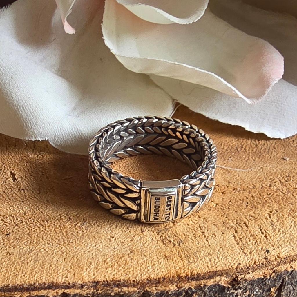 Best to Buddha ring Barbara dubbel 925Zilver, Nieuw, Ophalen of Verzenden, Dame of Heer, Zilver