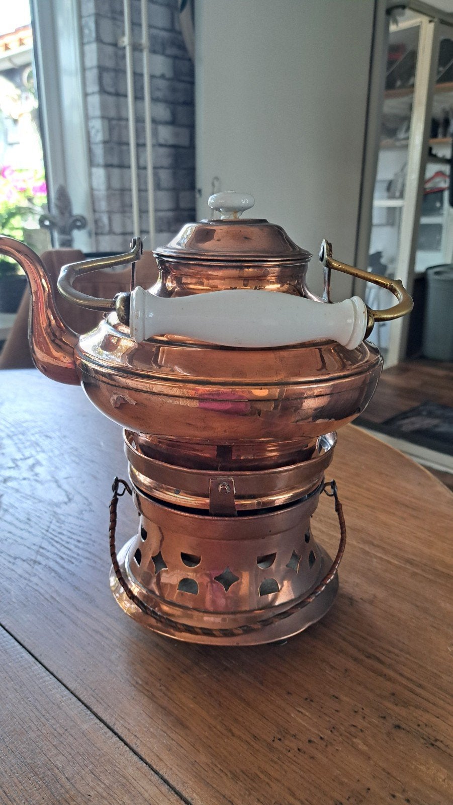 Koperen ketel met test, Antiek en Kunst, Antiek | Koper en Brons, Ophalen of Verzenden, Koper