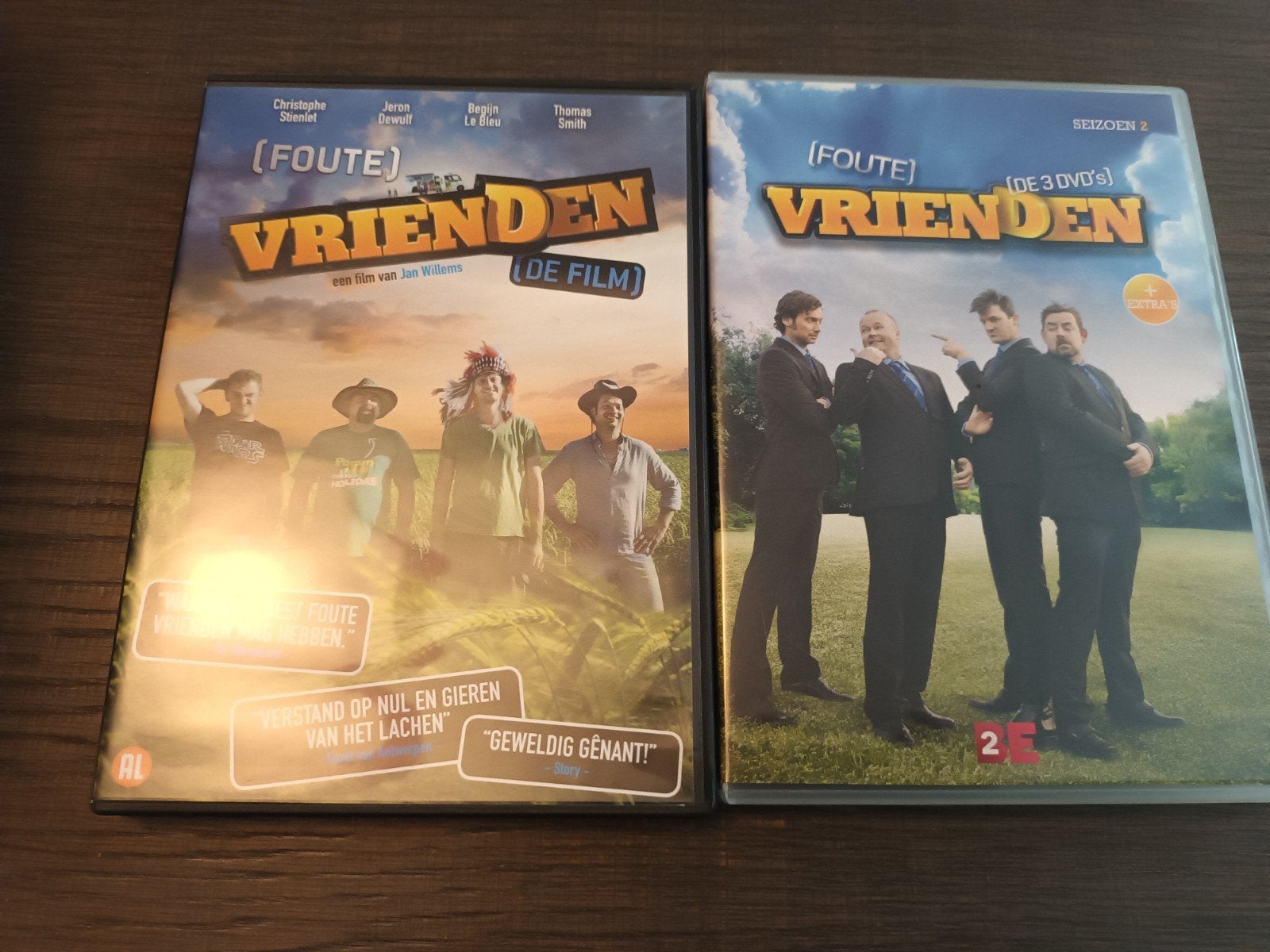 dvd Foute Vrienden film + seizoen 2, Alle leeftijden, Ophalen of Verzenden, Zo goed als nieuw