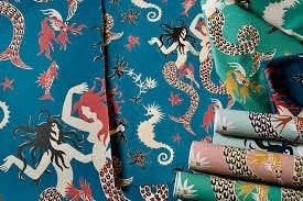 Herstoffering, Luxe designer stoffen , behang,Peacock nu..., Ophalen