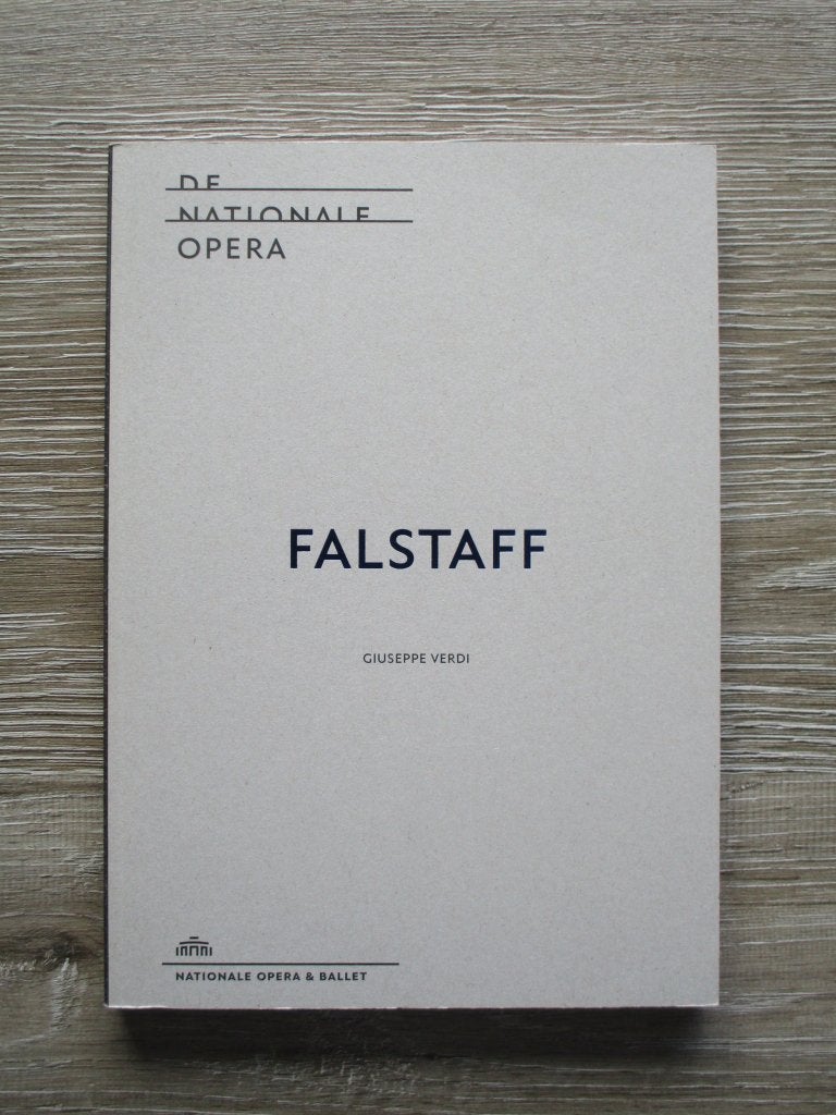 Falstaff - Giuseppe Verdi - De Nationale Opera, Ophalen of Verzenden, Gelezen, Ballet of Musical