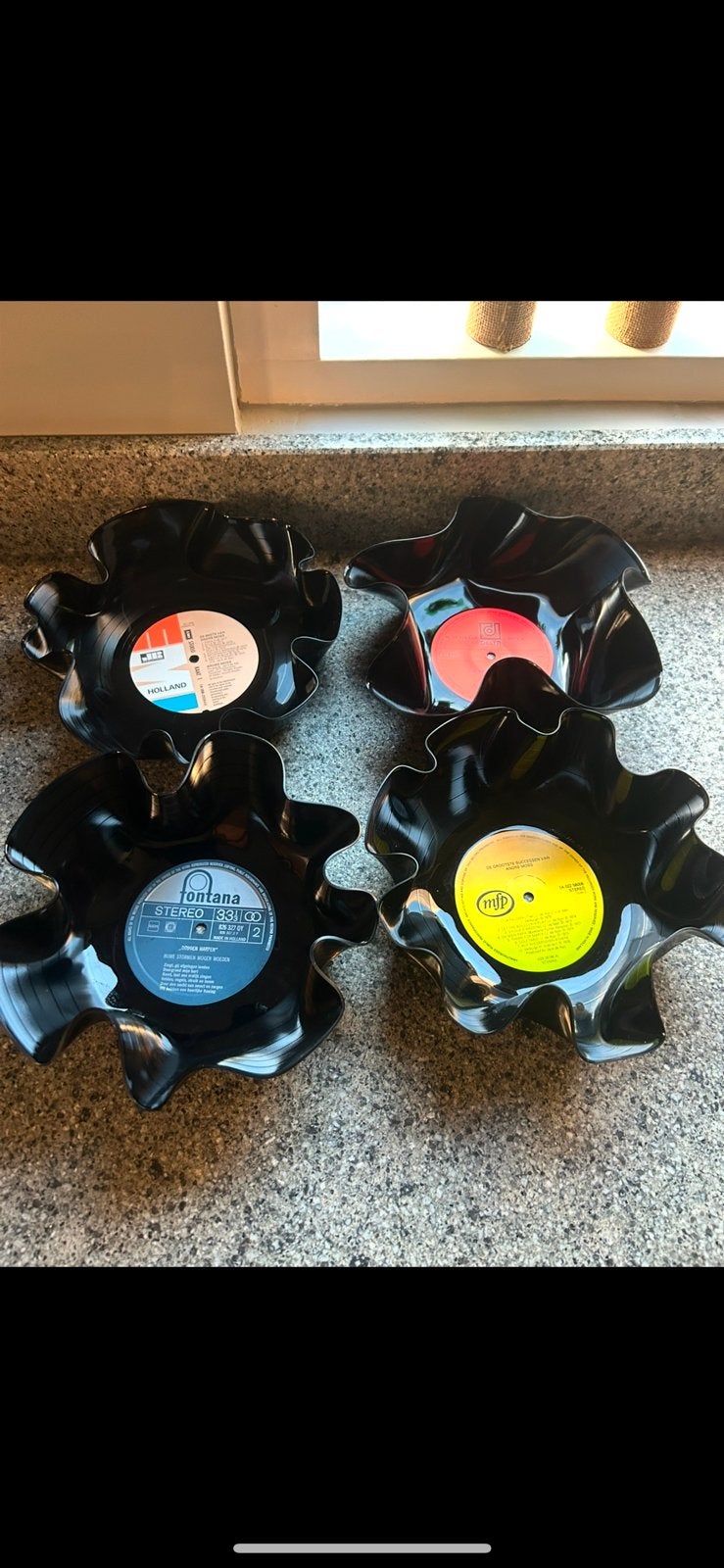 Lp wchaaltjes - 4x lp schaal vinyl nieuw diverse kleuren, Ophalen of Verzenden, Zo goed als nieuw, 12 inch, LP