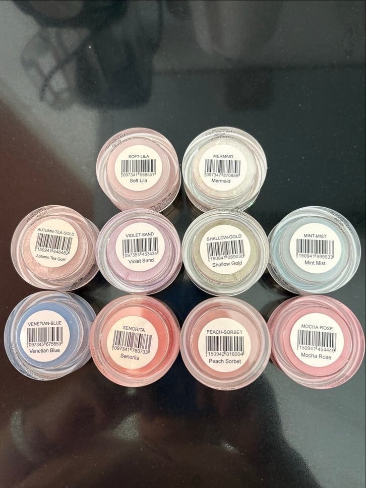 Glowdip Dippoeder Set - Diverse Kleuren en Accessoires, Ophalen of Verzenden, Zo goed als nieuw