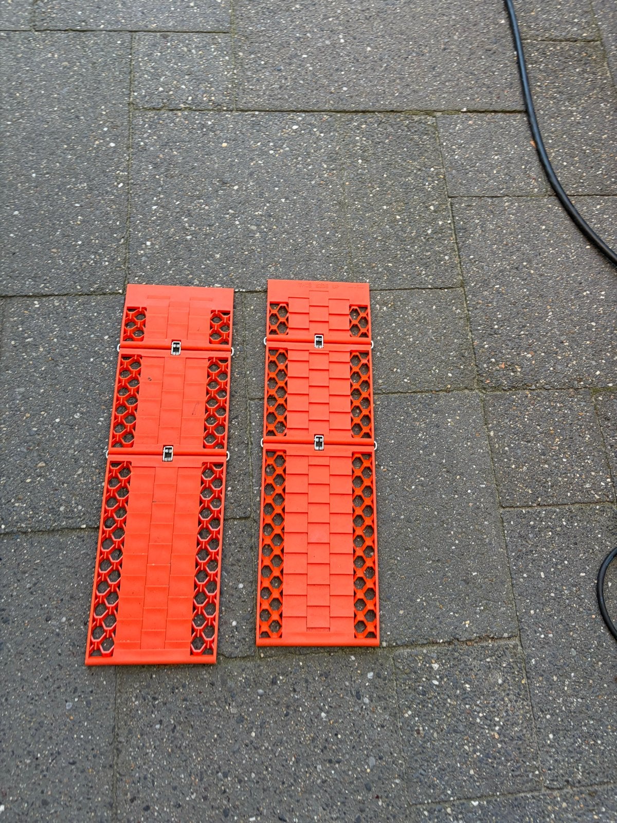 Opvouwbare rijplaten voor auto of camper - Oranje, Ophalen of Verzenden