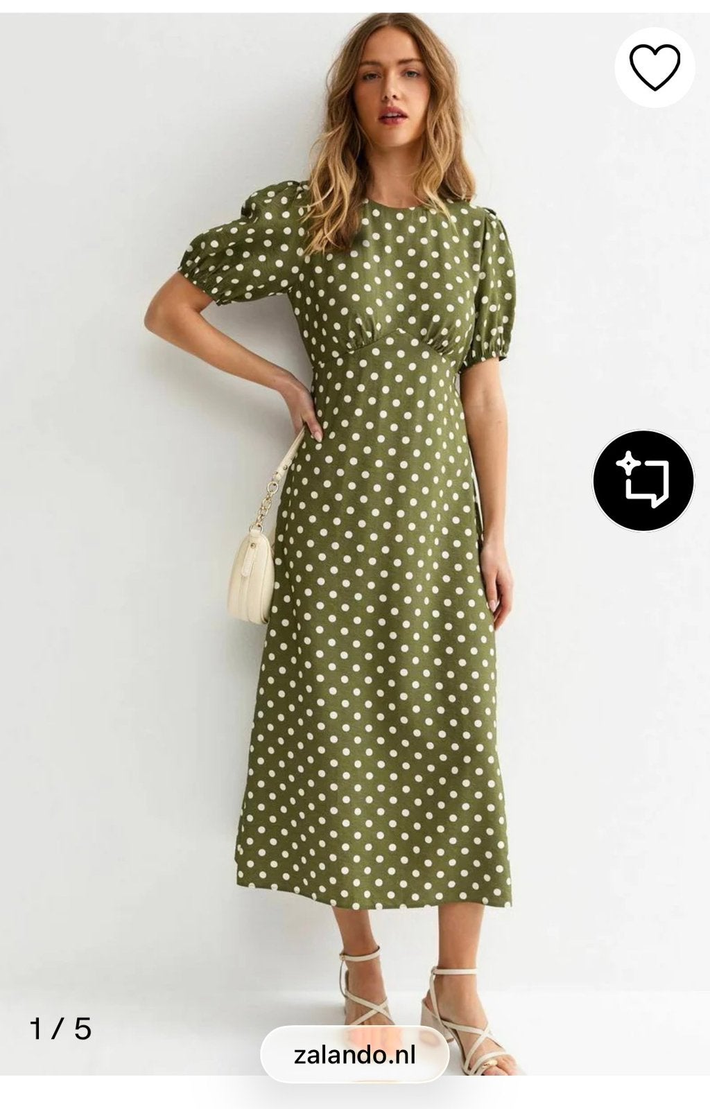 Heerlijke polkadot zomerjurk XL, Maat 46/48 (XL) of groter, Nieuw, Ophalen of Verzenden, Onder de knie