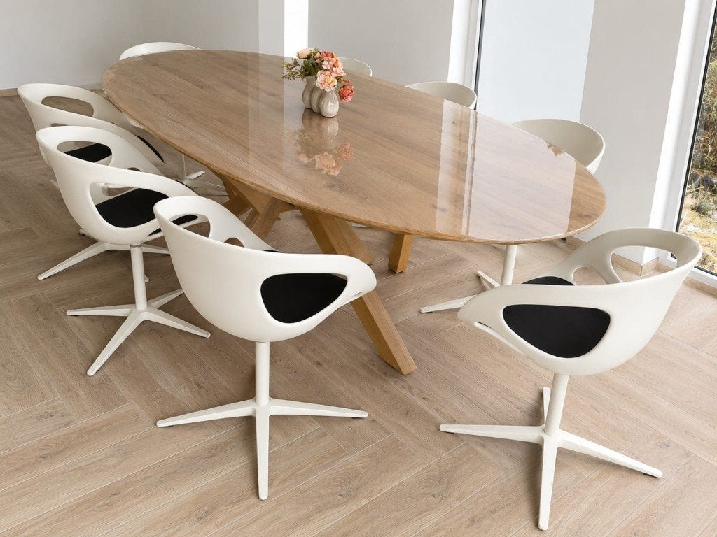 8 Originele Fritz Hansen Designstoelen, Ophalen, Gebruikt