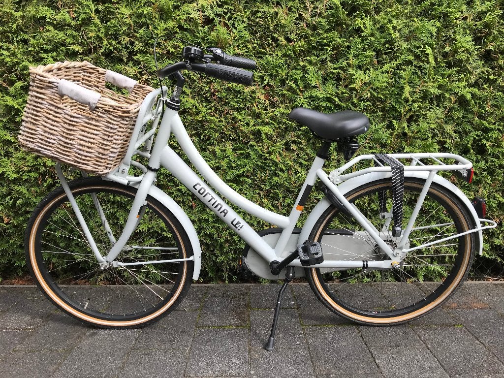 Cortina U4 meidenfiets, kleur star grey matt, 24 inch, Ophalen, Terugtraprem, Versnellingen, Cortina