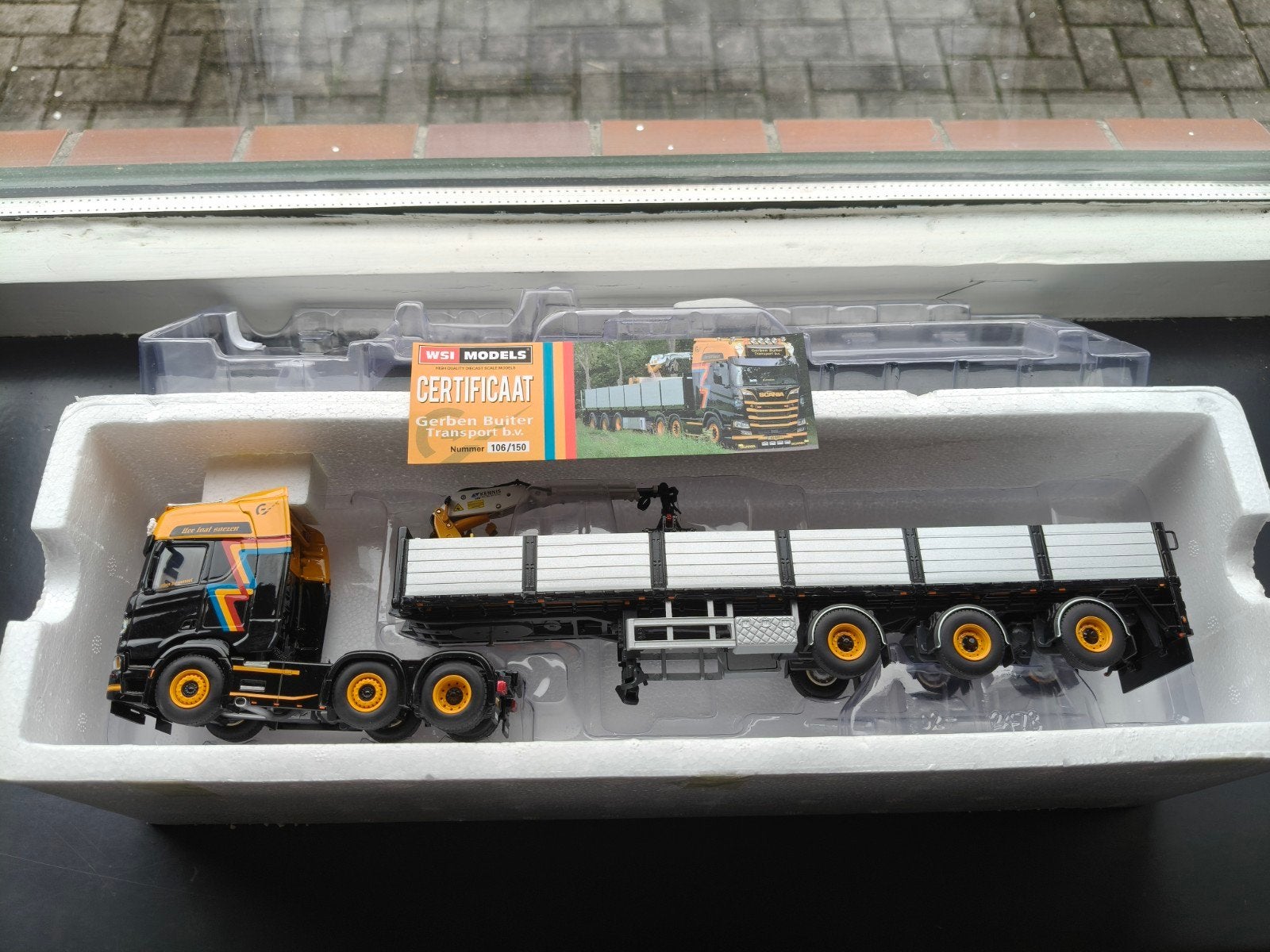 Wsi Scania Gerben Buiter stenen, Ophalen of Verzenden, Nieuw, Bus of Vrachtwagen, Wsi