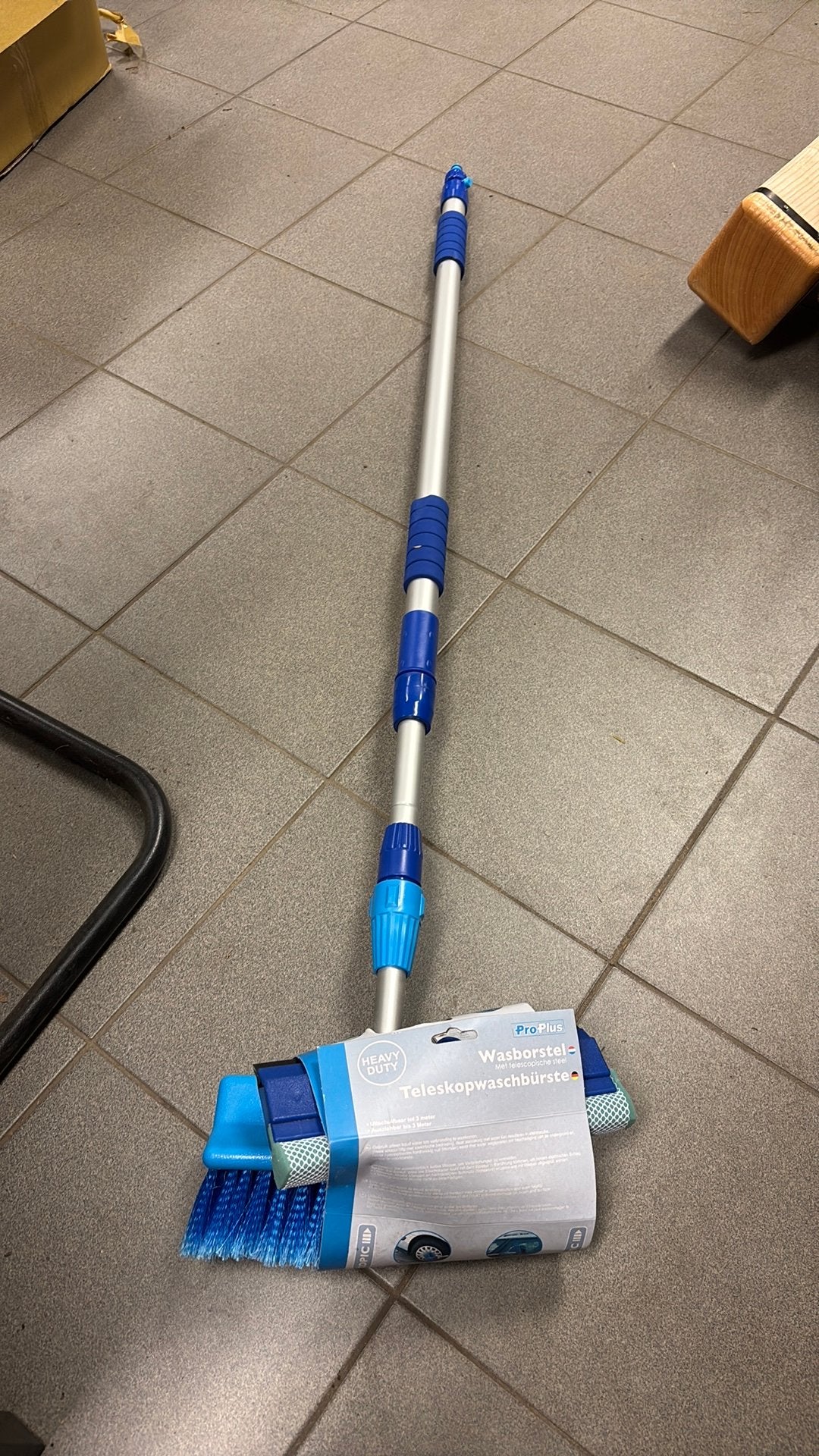Pro Plus Wasborstel met Telescopische Steel, Ophalen
