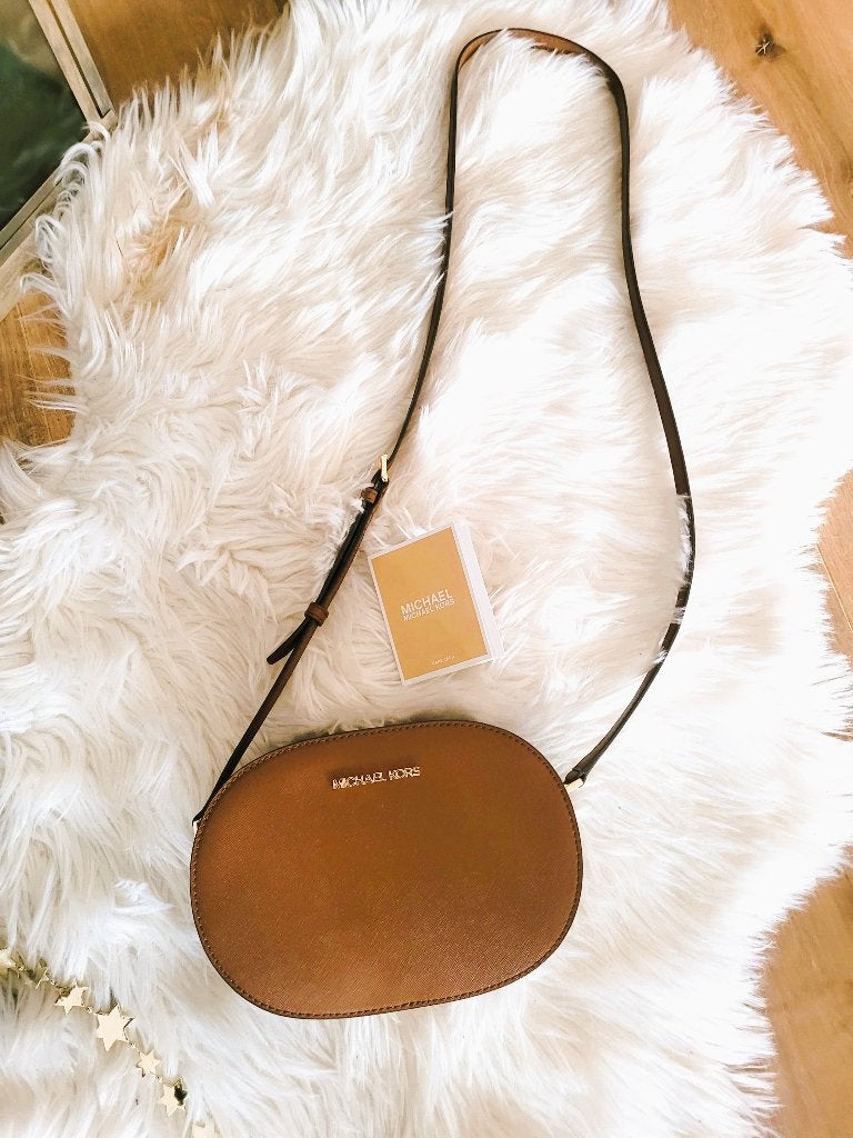 MICHAEL KORS TASJE, Ophalen of Verzenden, Zo goed als nieuw, Bruin, Schoudertasje