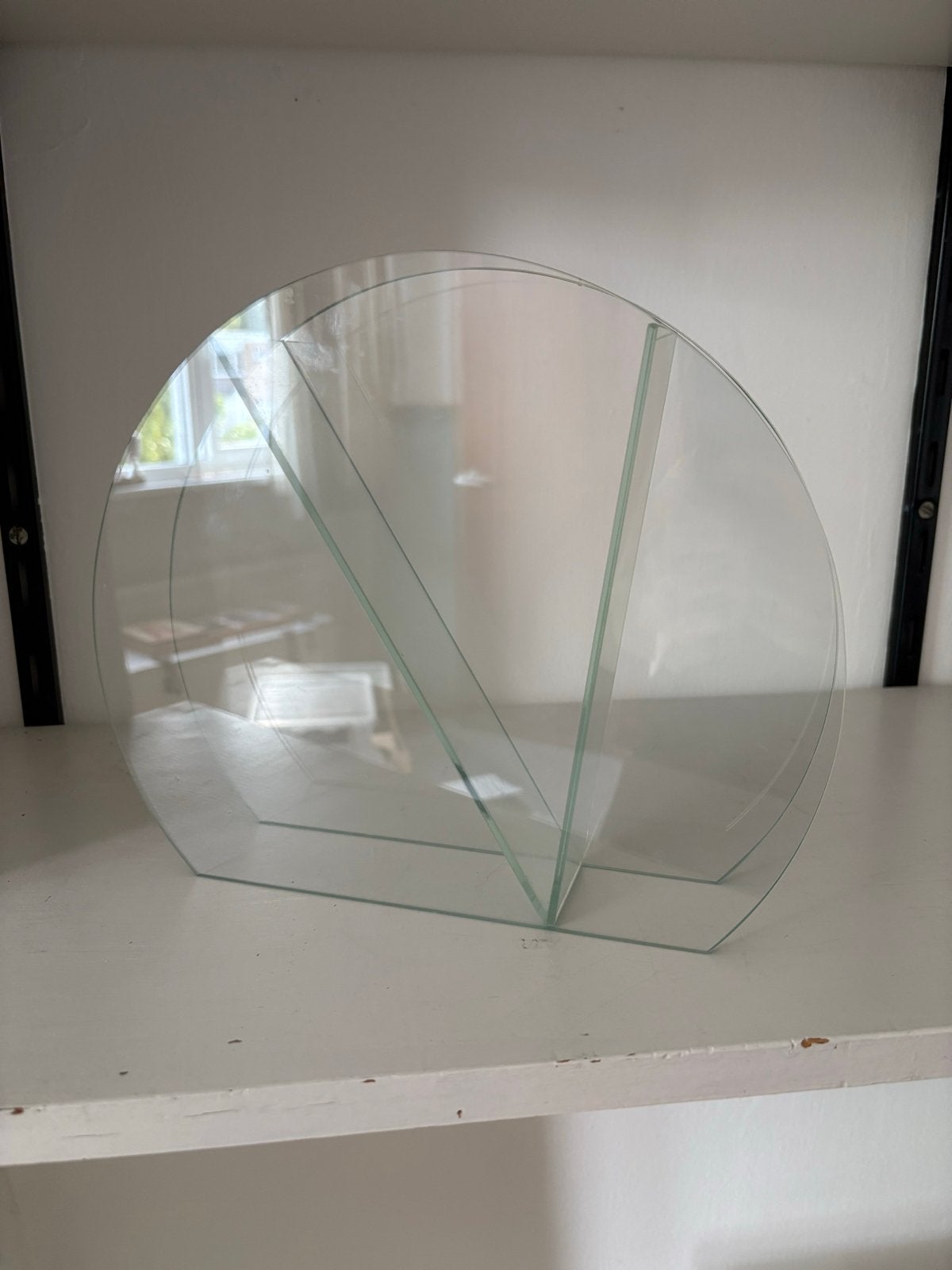Unieke glazen vaas/decoratie, modern design, Ophalen of Verzenden