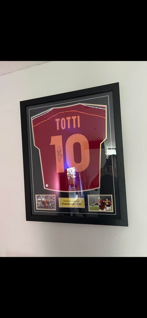 Gesigneerd Francesco Totti Shirt - AS Roma 98/99, Ophalen of Verzenden, Zo goed als nieuw, Buitenlandse clubs, Shirt