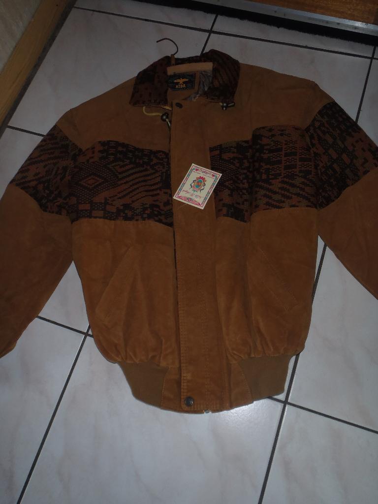 Prachtige Leren Jas Maat LXX., Ophalen of Verzenden, Nieuw, Bruin, Overige typen