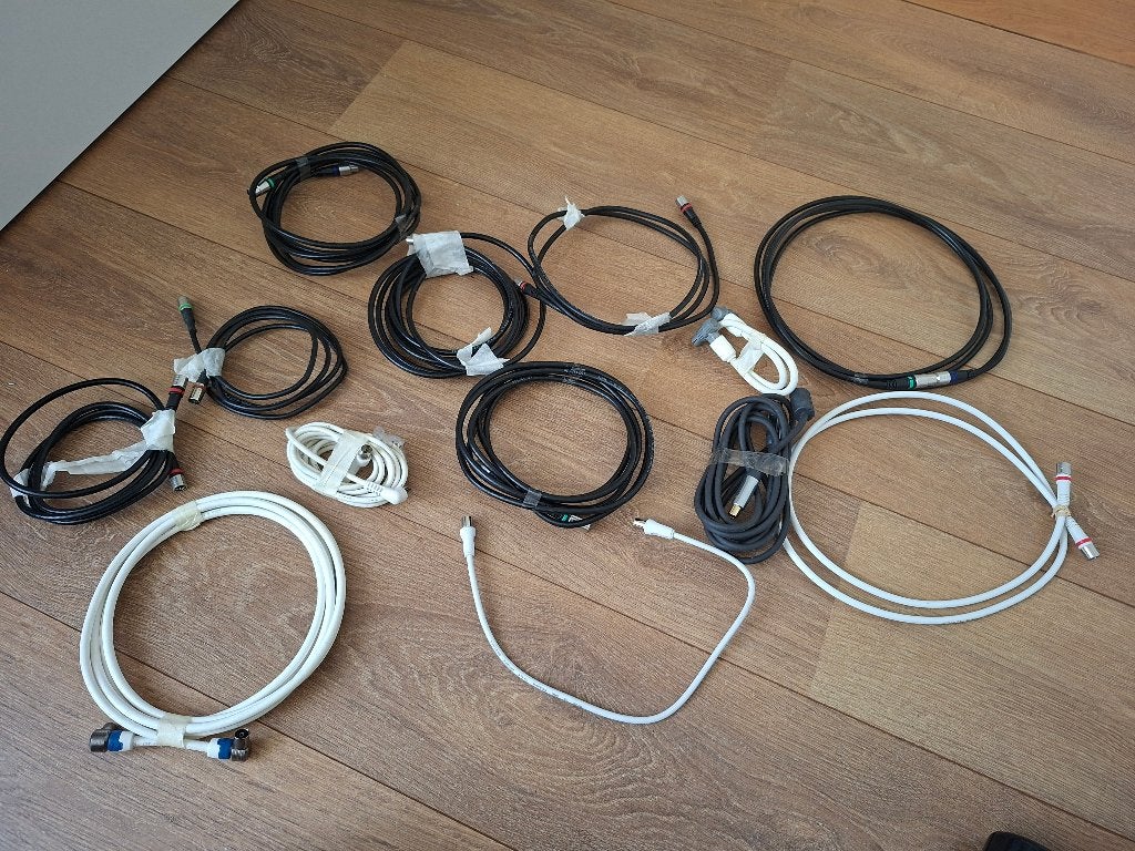 Diverse coax/antennekabels, Ophalen of Verzenden, Zo goed als nieuw, Minder dan 2 meter, Coaxiale kabel