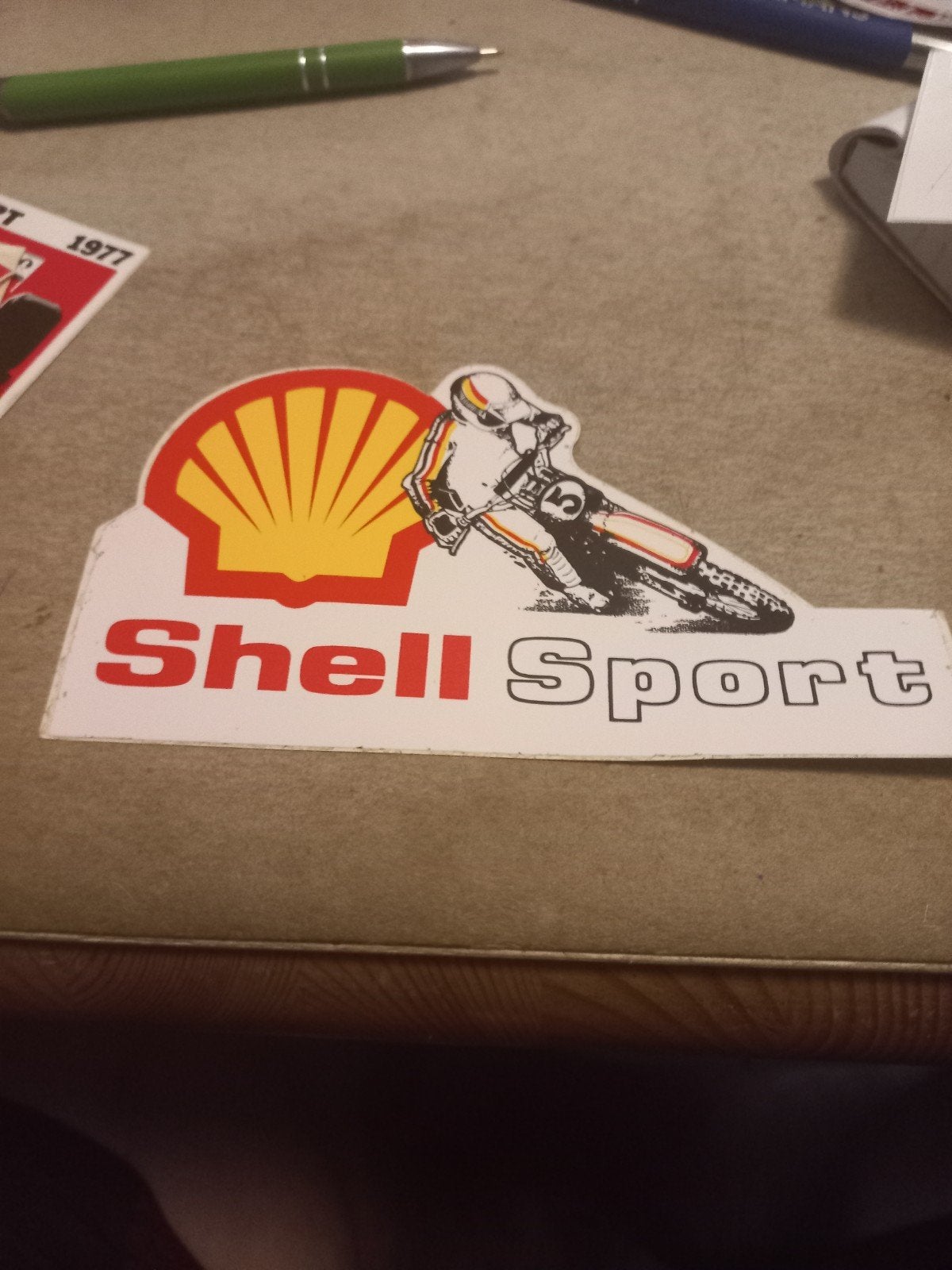 Vintage Shell Sport Sticker - Motocross, Verzamelen, Ophalen of Verzenden