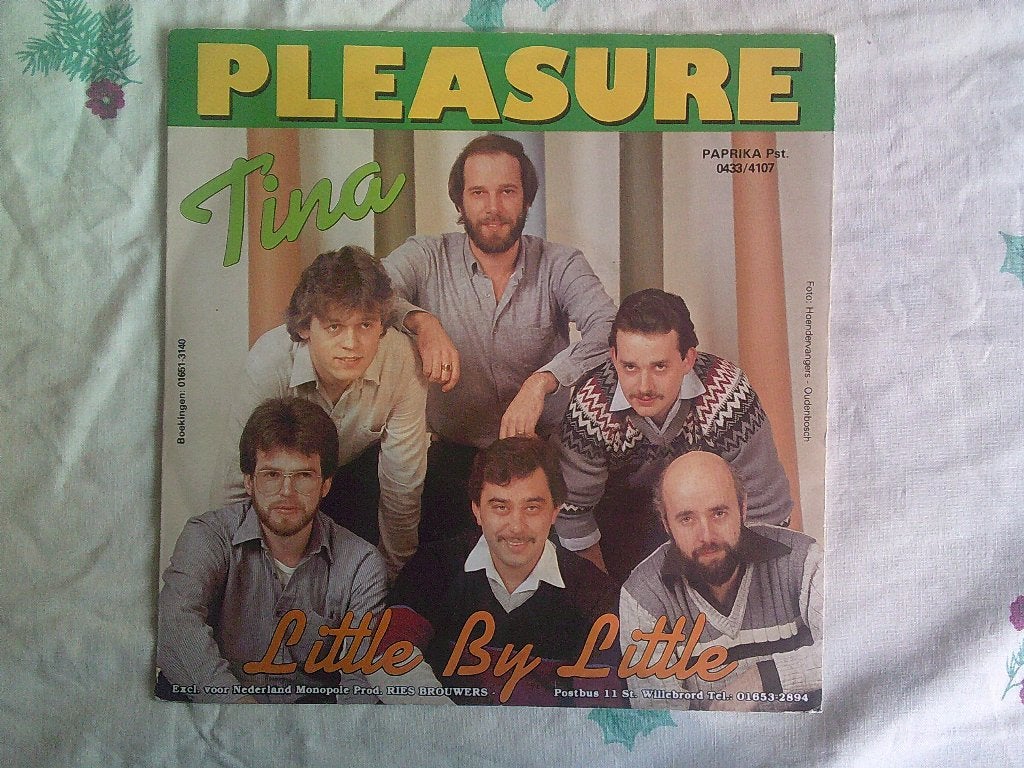 single van Pleasure - little by little / tina  ( 1983 ), 7 inch, Ophalen of Verzenden, Zo goed als nieuw, Pop