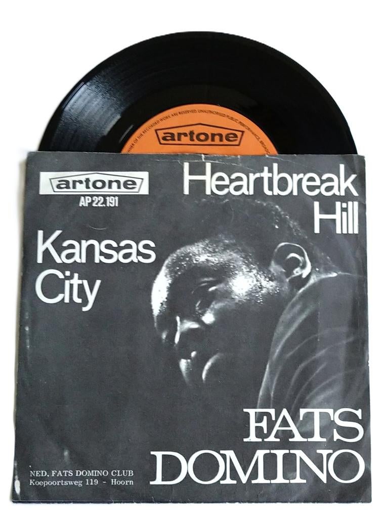 Fats Domino - Heartbreak hill / Kansas city (NL1964), Cd's en Dvd's, Vinyl Singles, Verzenden, 7 inch, Single, Zo goed als nieuw