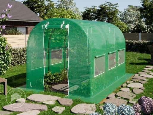moestuin folietunnel, Ophalen, Nieuw, Kweektent