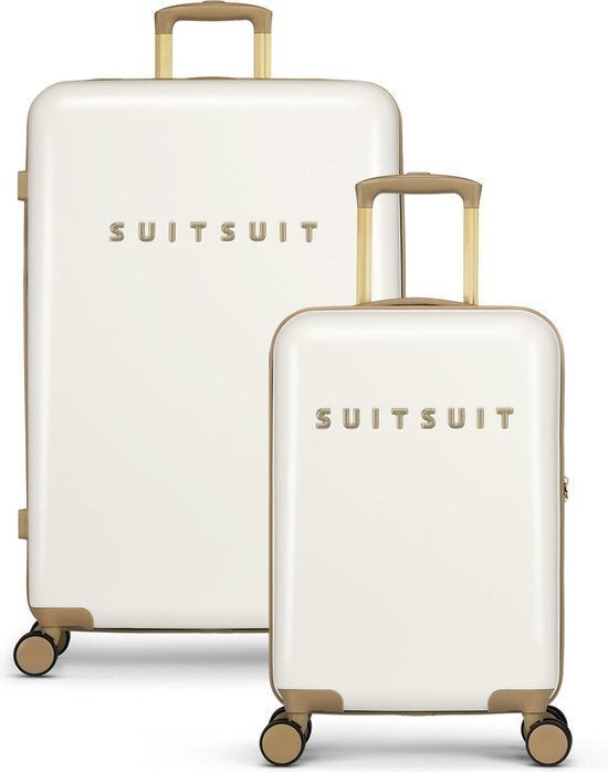 ✅NIEUW✅ SUITSUIT Fusion Duo Set (55/76 cm) | White Swan, Sieraden, Tassen en Uiterlijk, Koffers, Hard kunststof, Ophalen of Verzenden